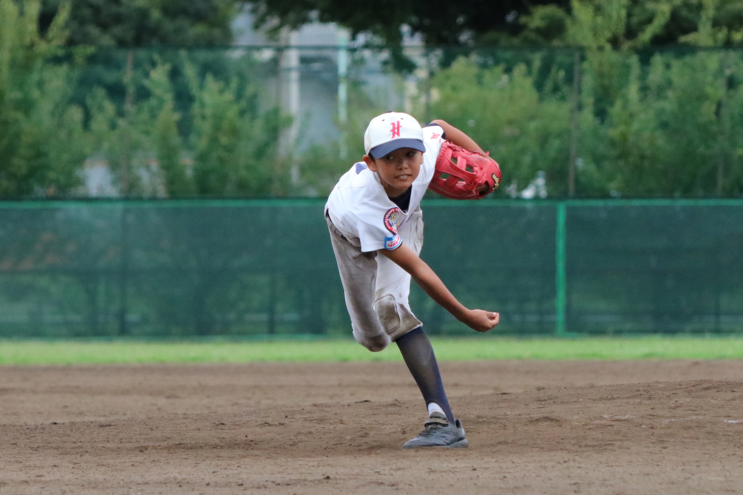 親睦リーグ戦のひとこま