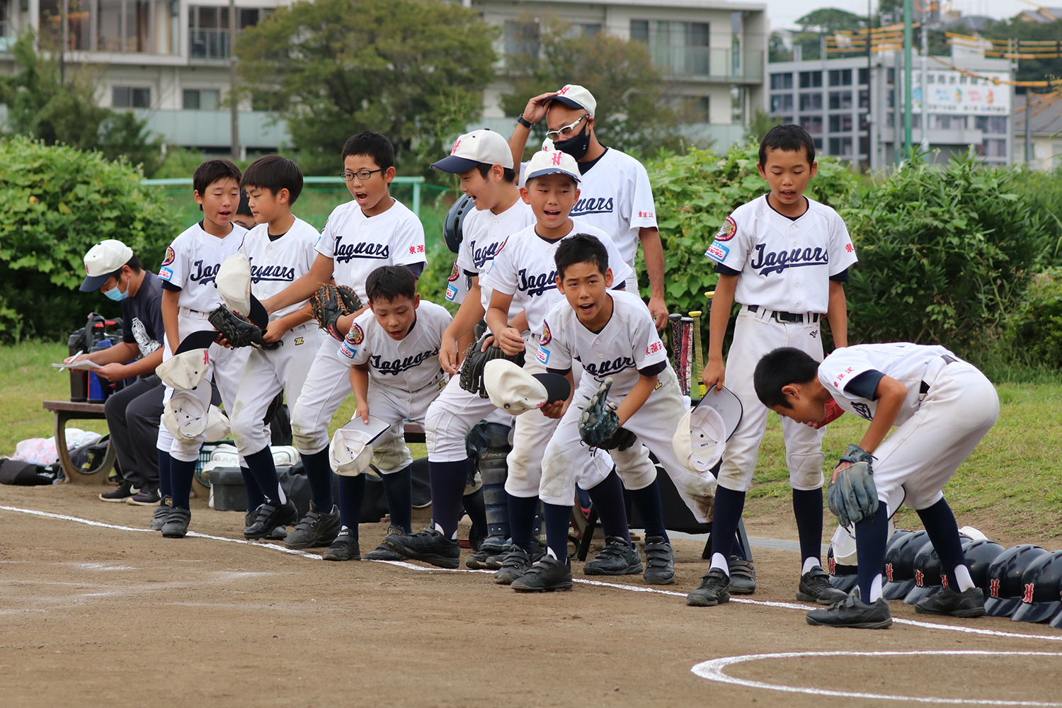 親睦リーグ戦のひとこま
