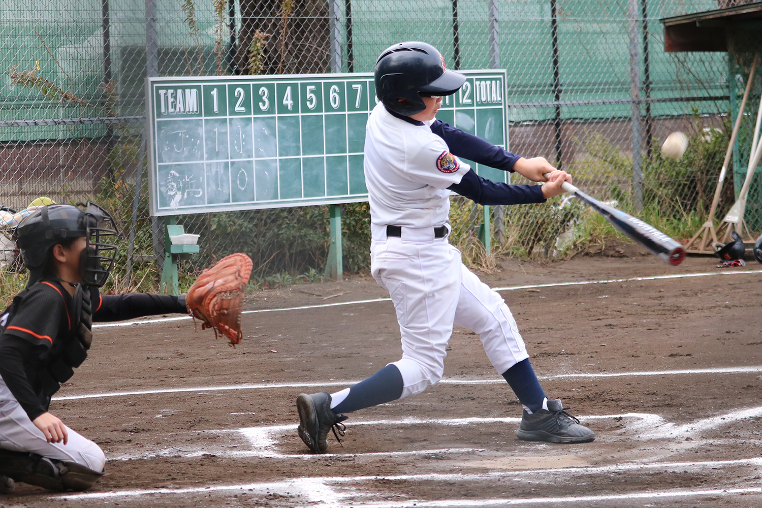練習試合でのひとこま
