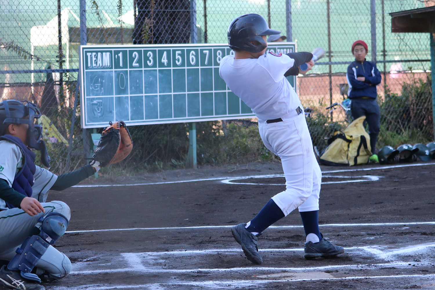 練習試合でのひとこま