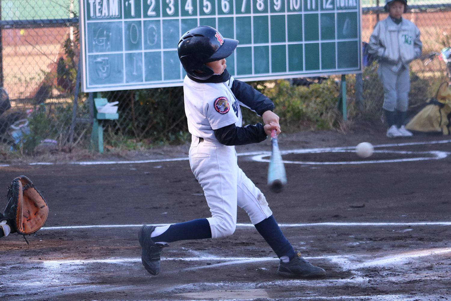 練習試合でのひとこま
