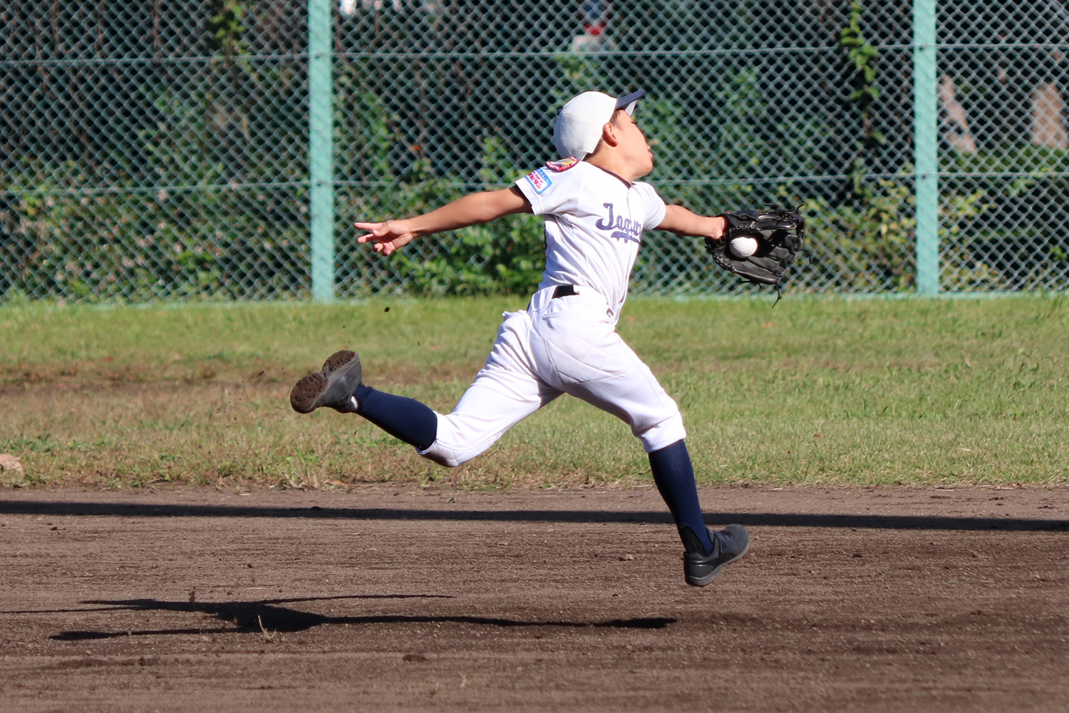 親睦リーグ戦のひとこま