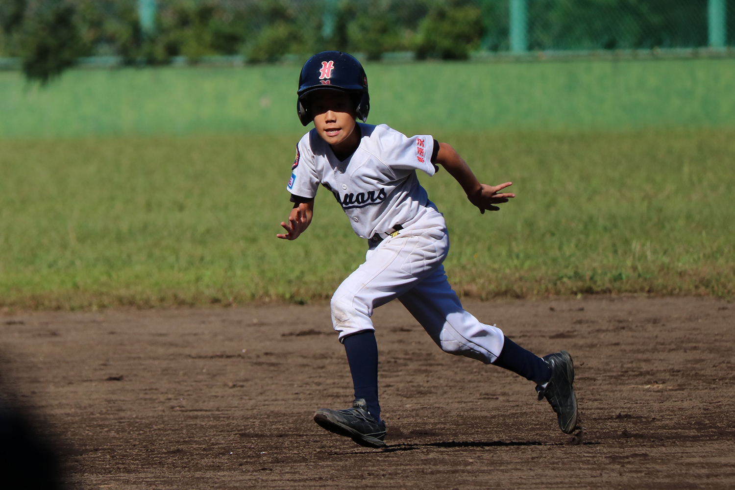 親睦リーグ戦のひとこま
