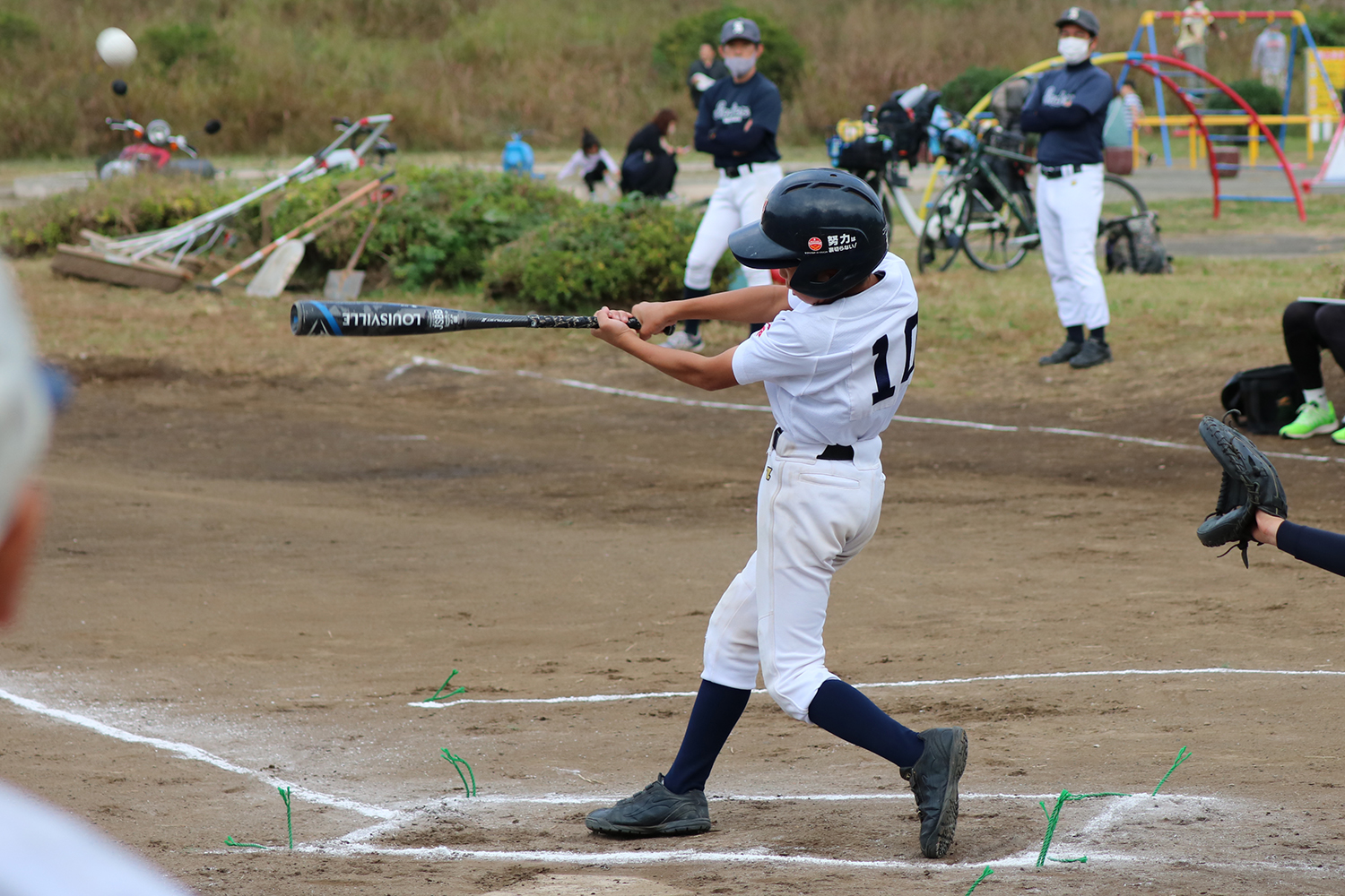 親睦リーグ戦のひとこま