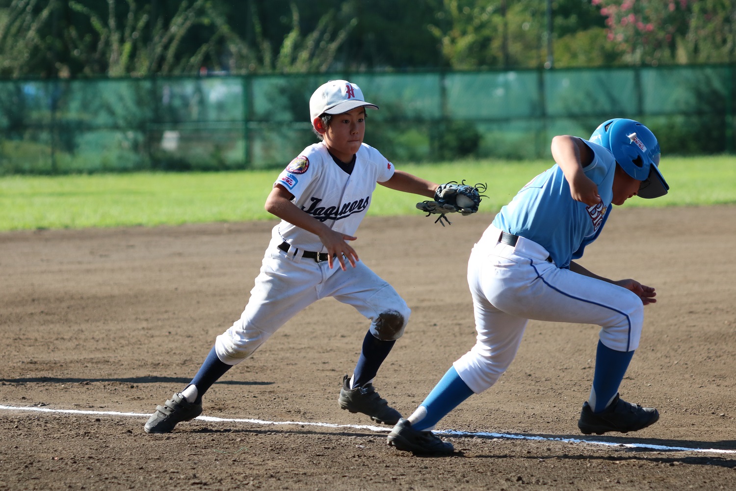 親睦リーグ戦のひとこま