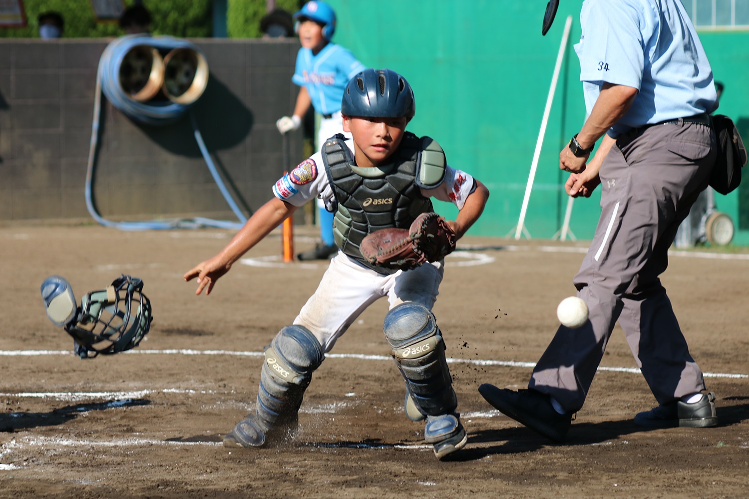 親睦リーグ戦のひとこま
