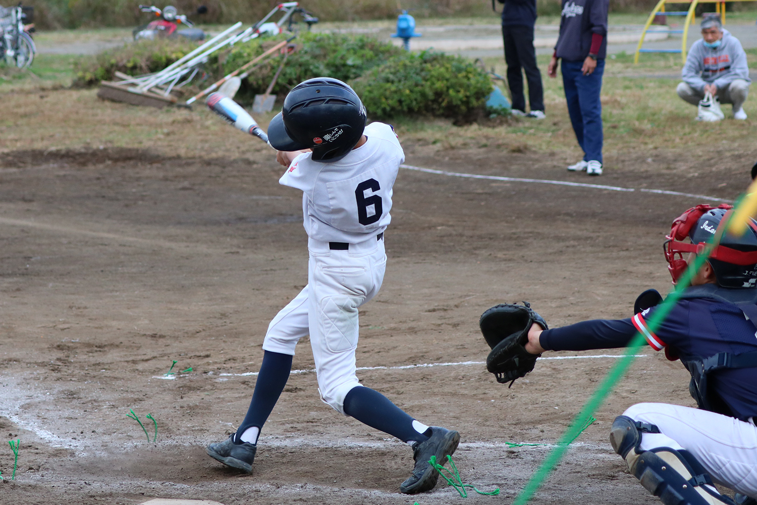 親睦リーグ戦のひとこま