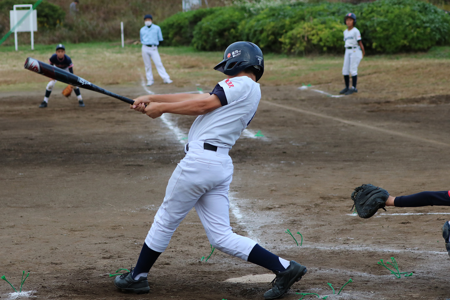 親睦リーグ戦のひとこま