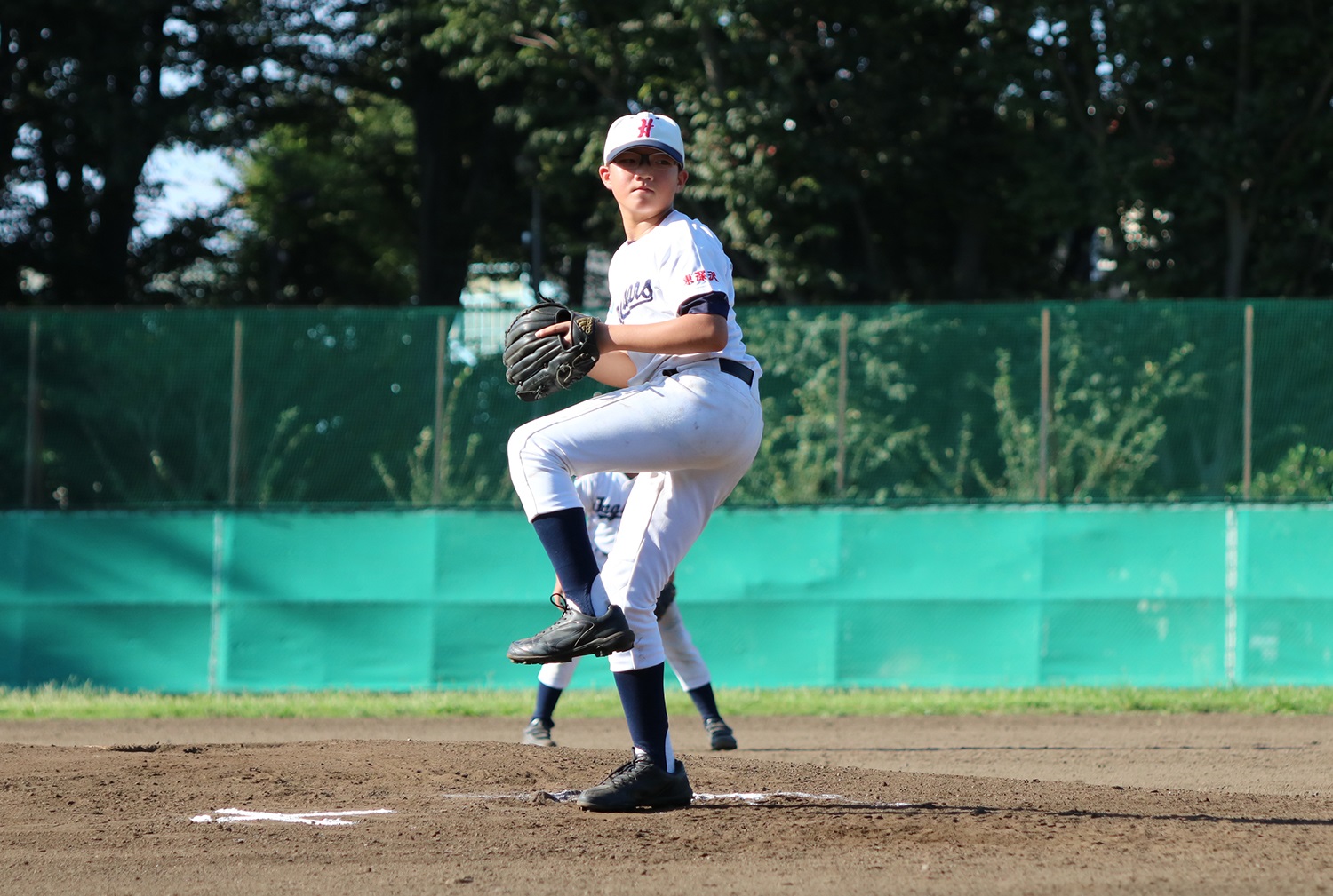 親睦リーグ戦のひとこま