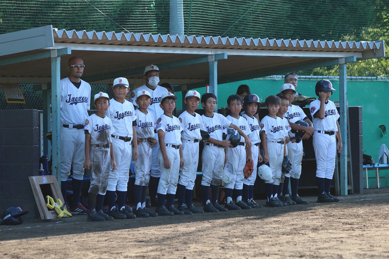 親睦リーグ戦のひとこま