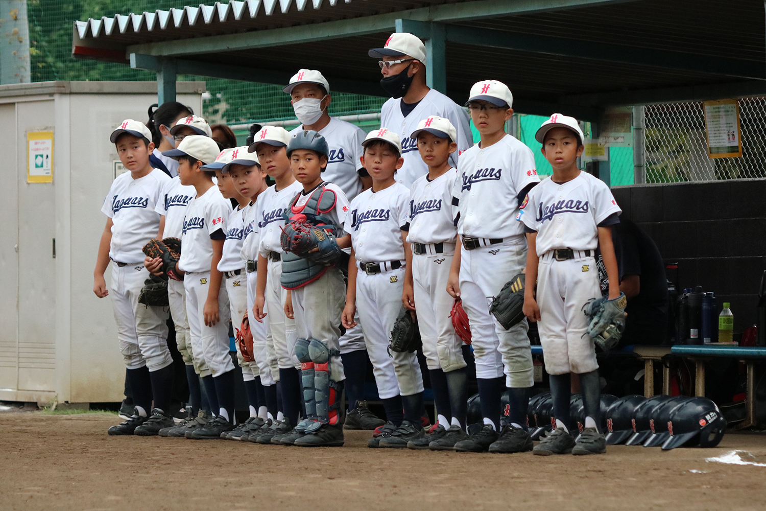 親睦リーグ戦のひとこま