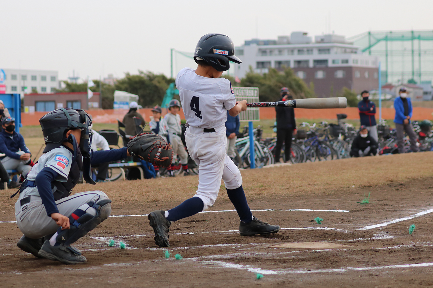 親睦リーグ戦のひとこま