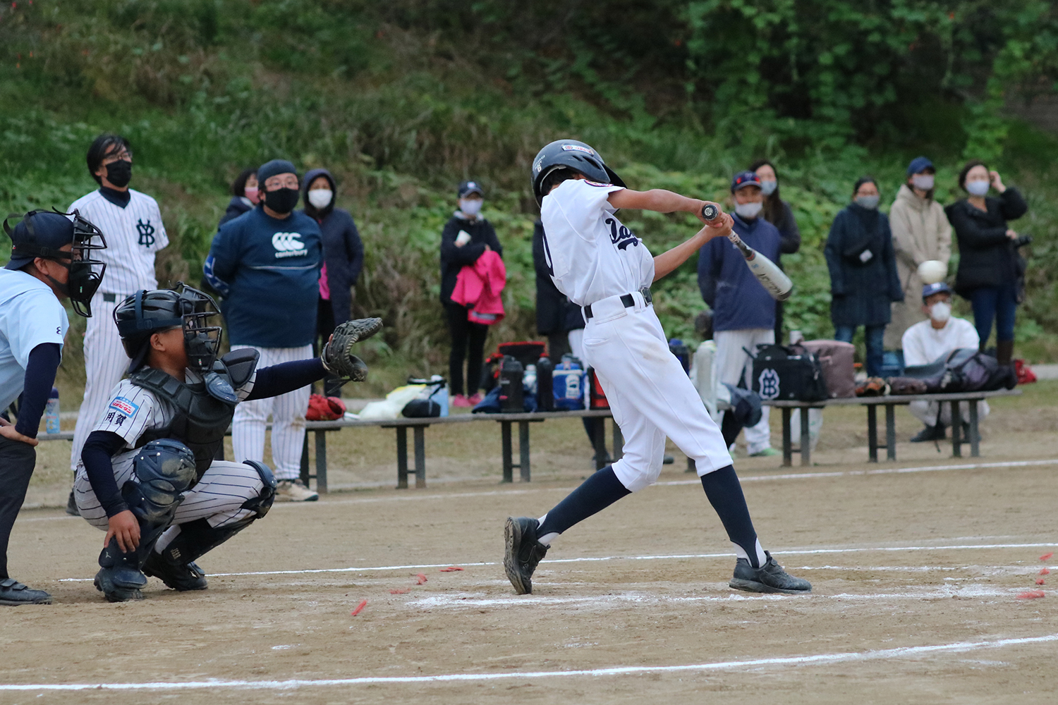 親睦リーグ戦のひとこま