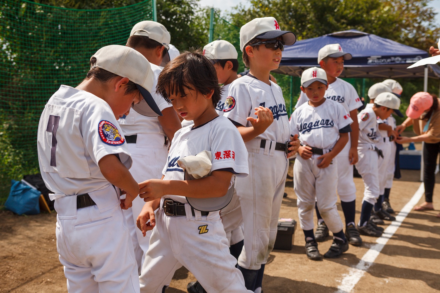親睦リーグ試合でのひとこま