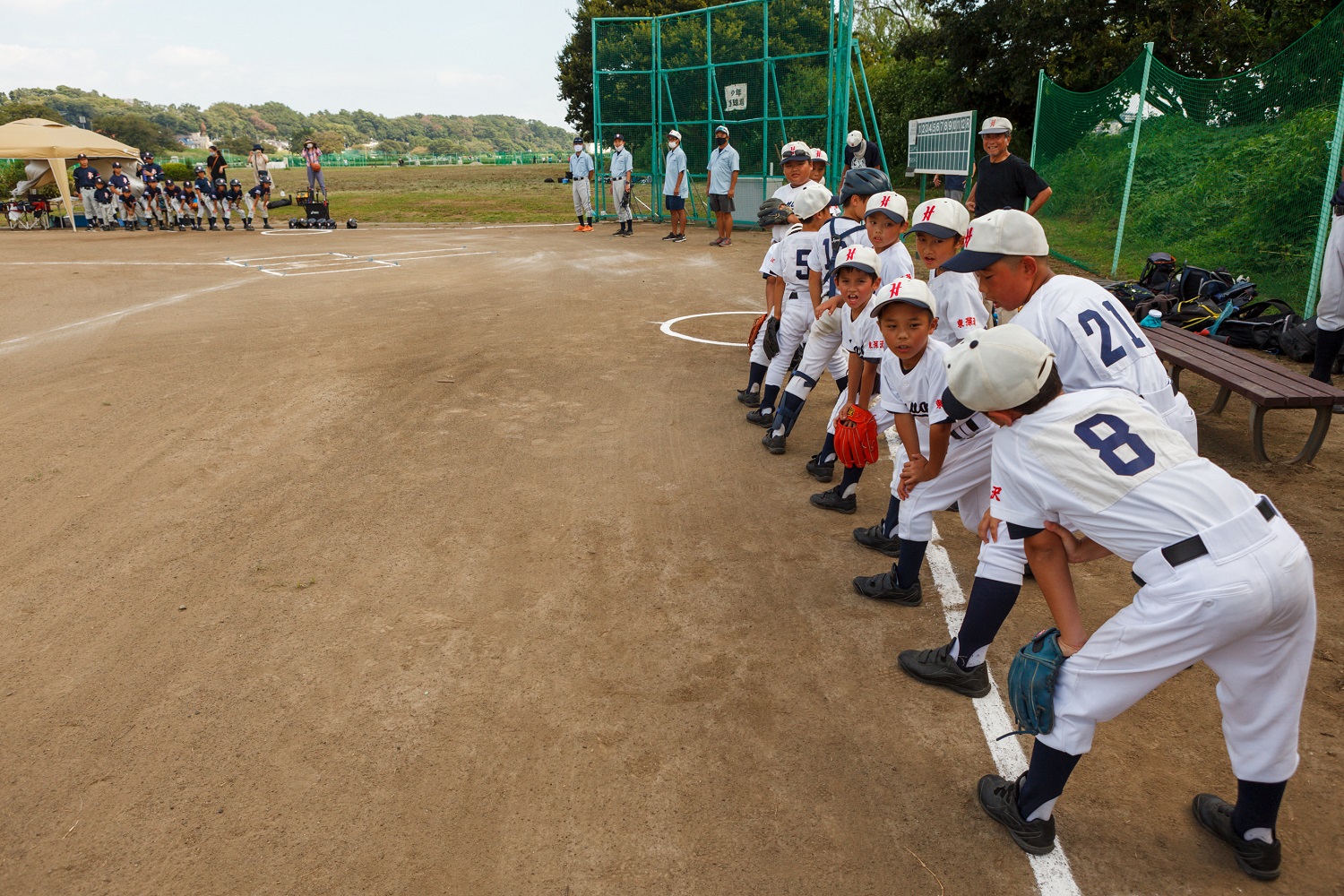 親睦リーグ試合でのひとこま