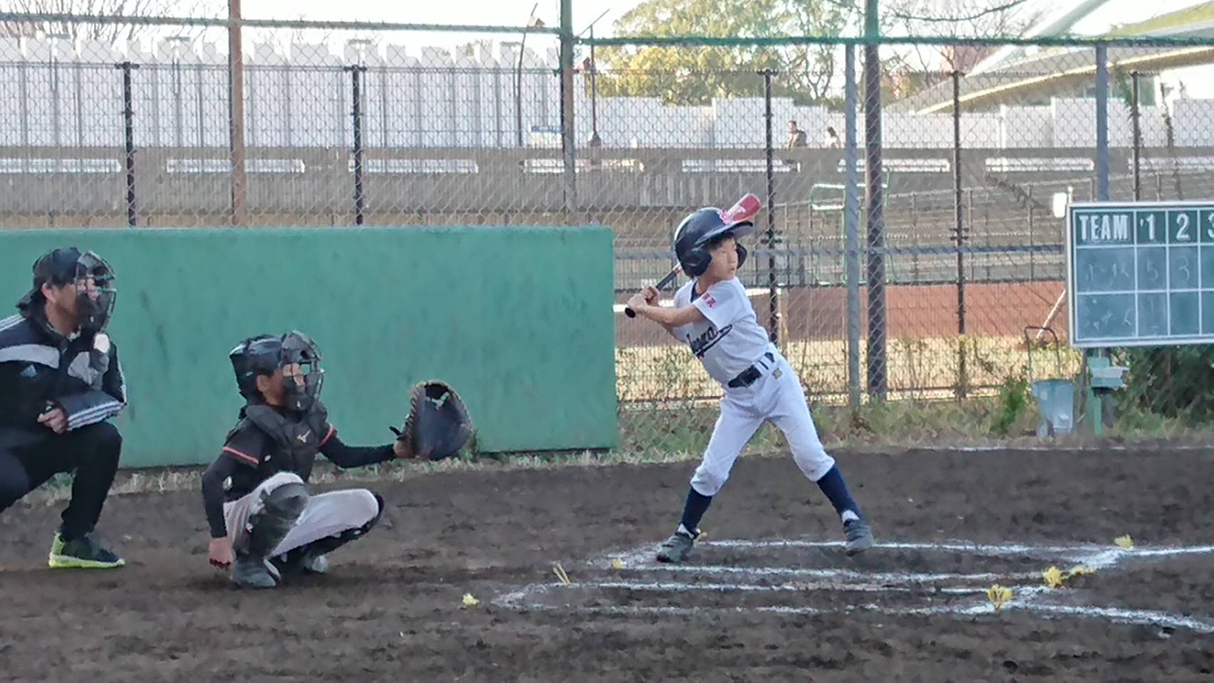 練習試合でのひとこま