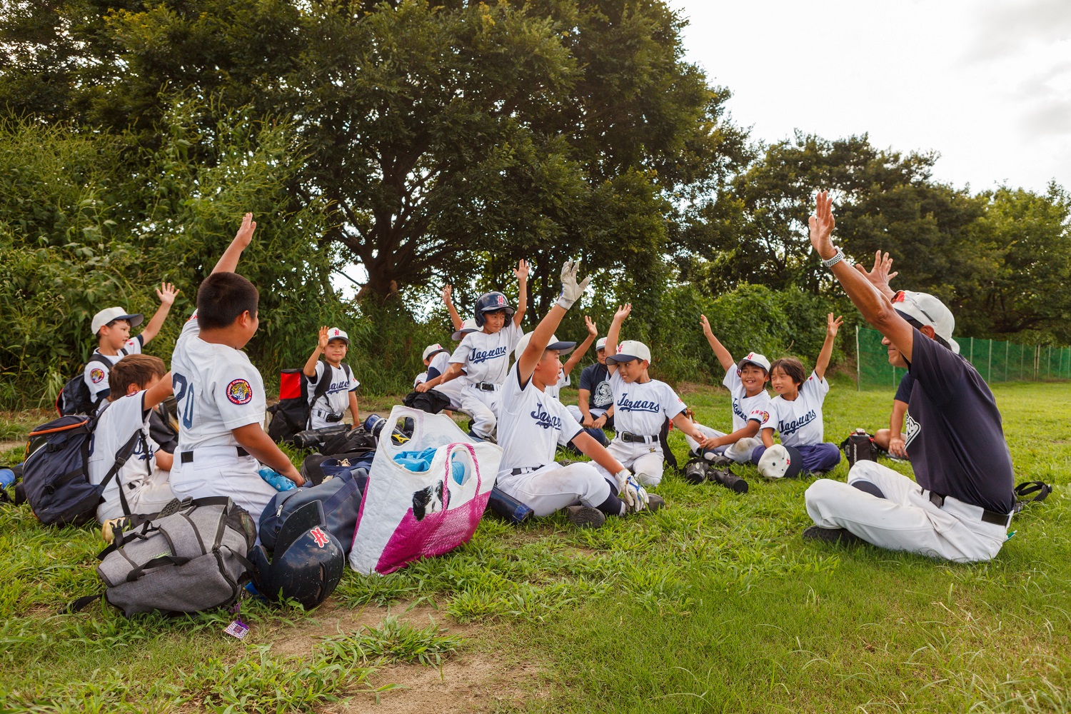 親睦リーグ試合でのひとこま