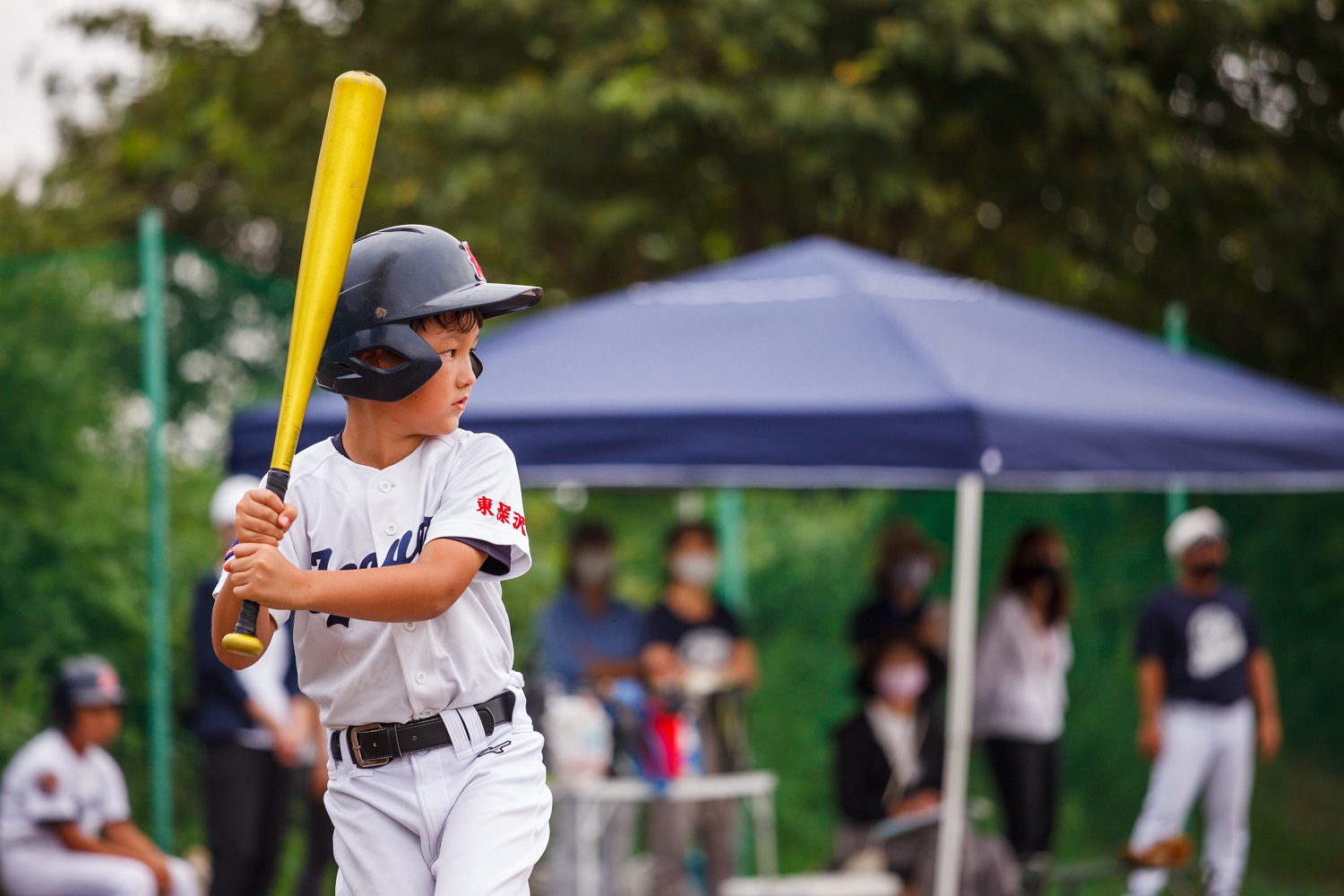 親睦リーグ試合でのひとこま