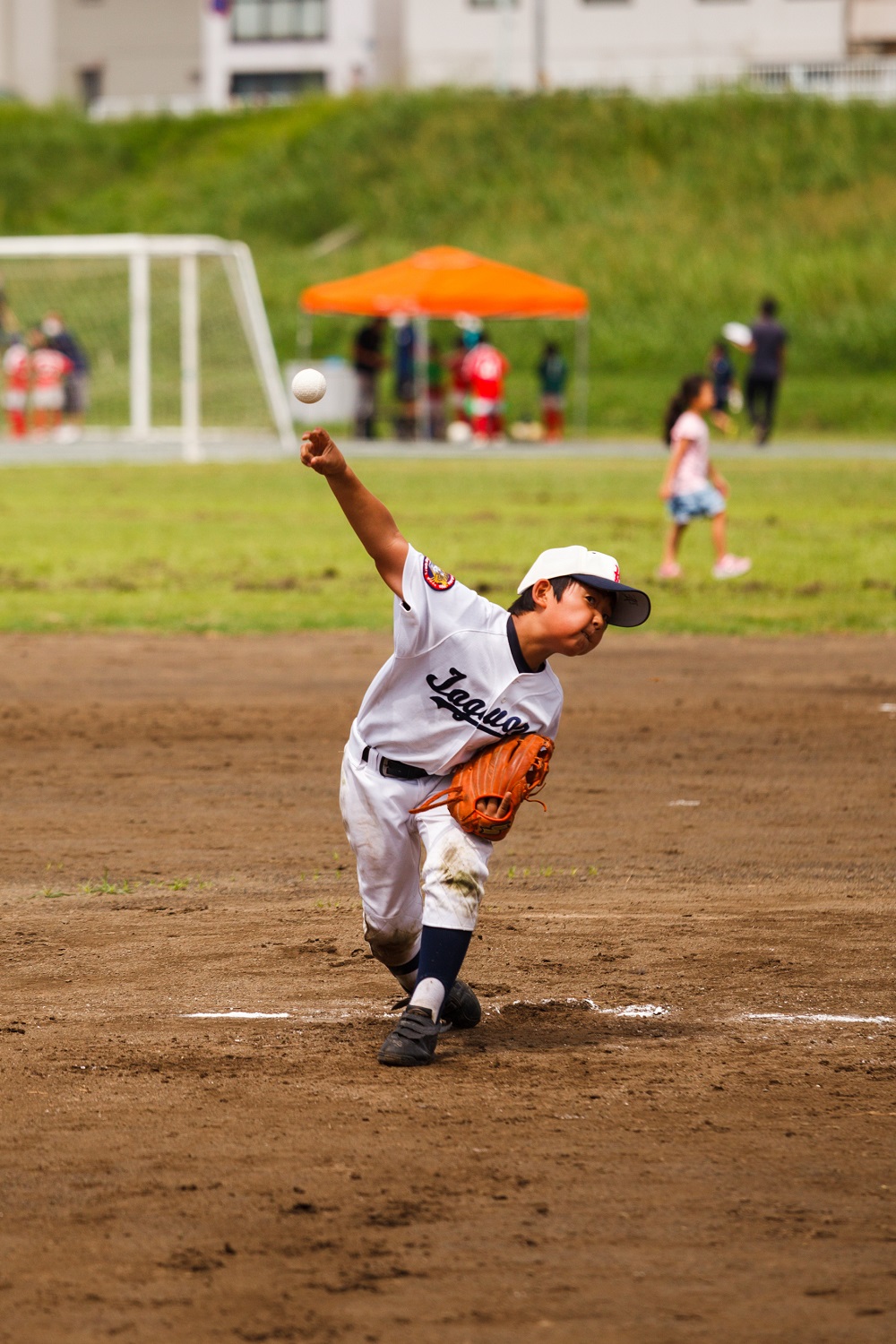 親睦リーグ試合でのひとこま