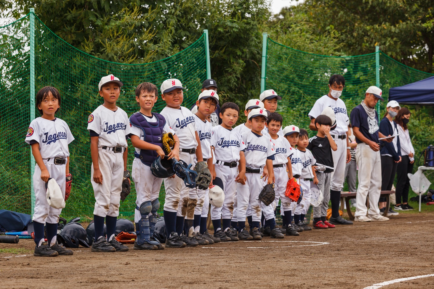 親睦リーグ試合でのひとこま