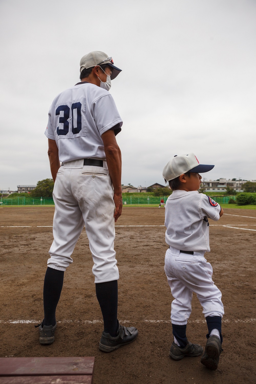 親睦リーグ試合でのひとこま