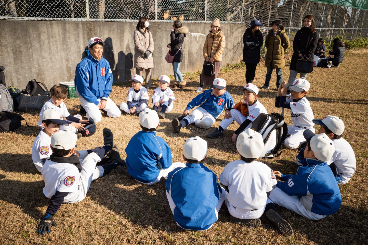 練習試合でのひとこま