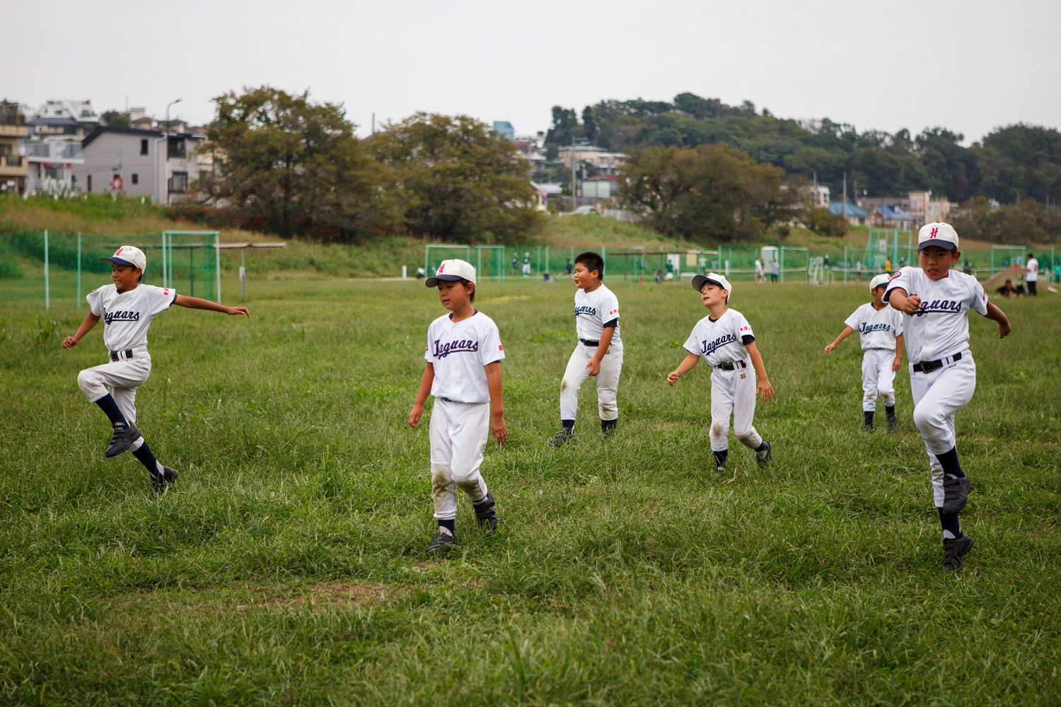 親睦リーグ試合でのひとこま
