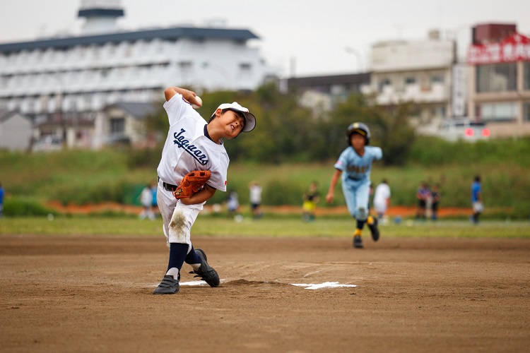 親睦リーグ試合でのひとこま