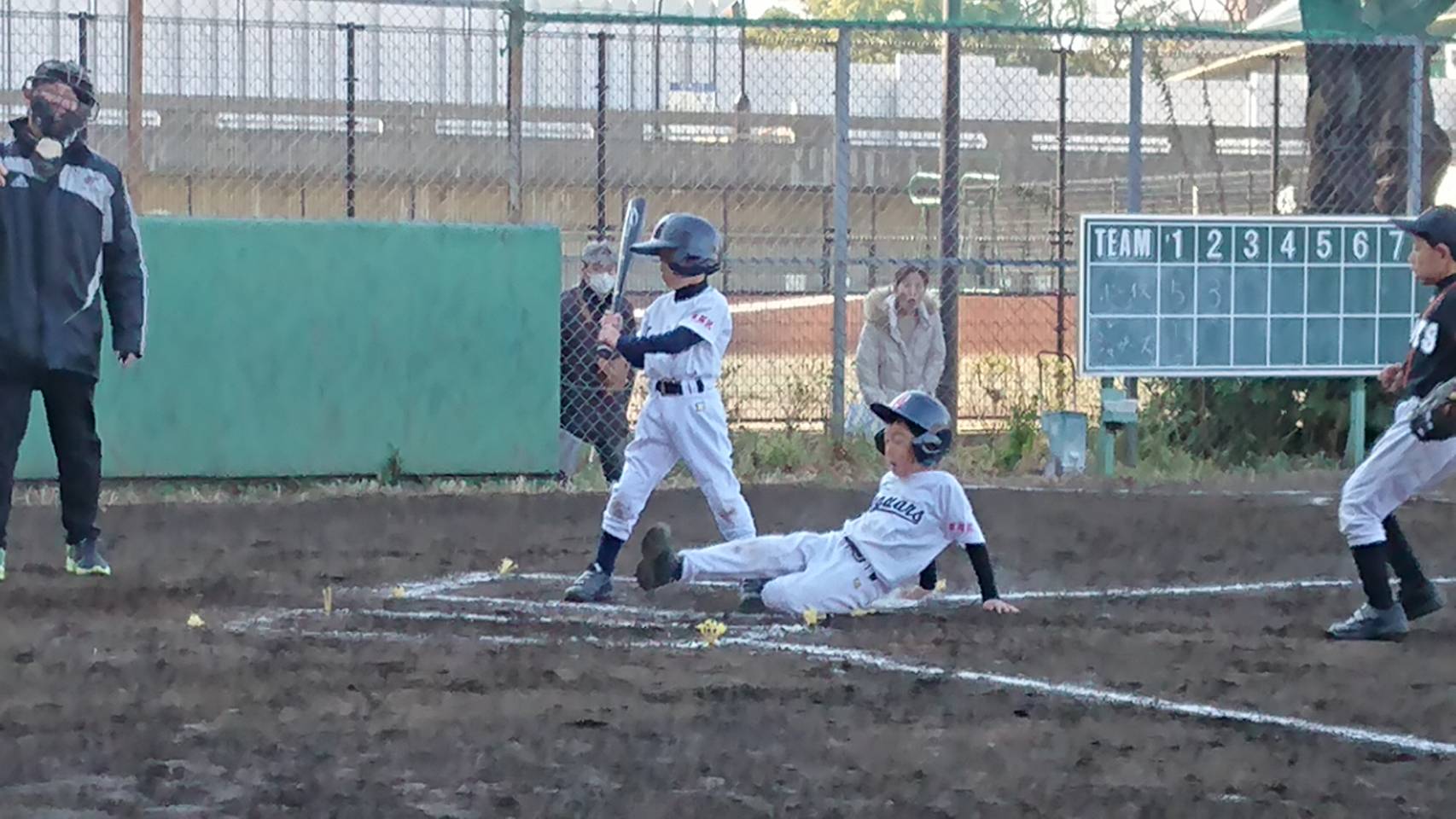 練習試合でのひとこま