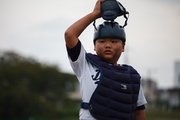 親睦リーグ試合でのひとこま