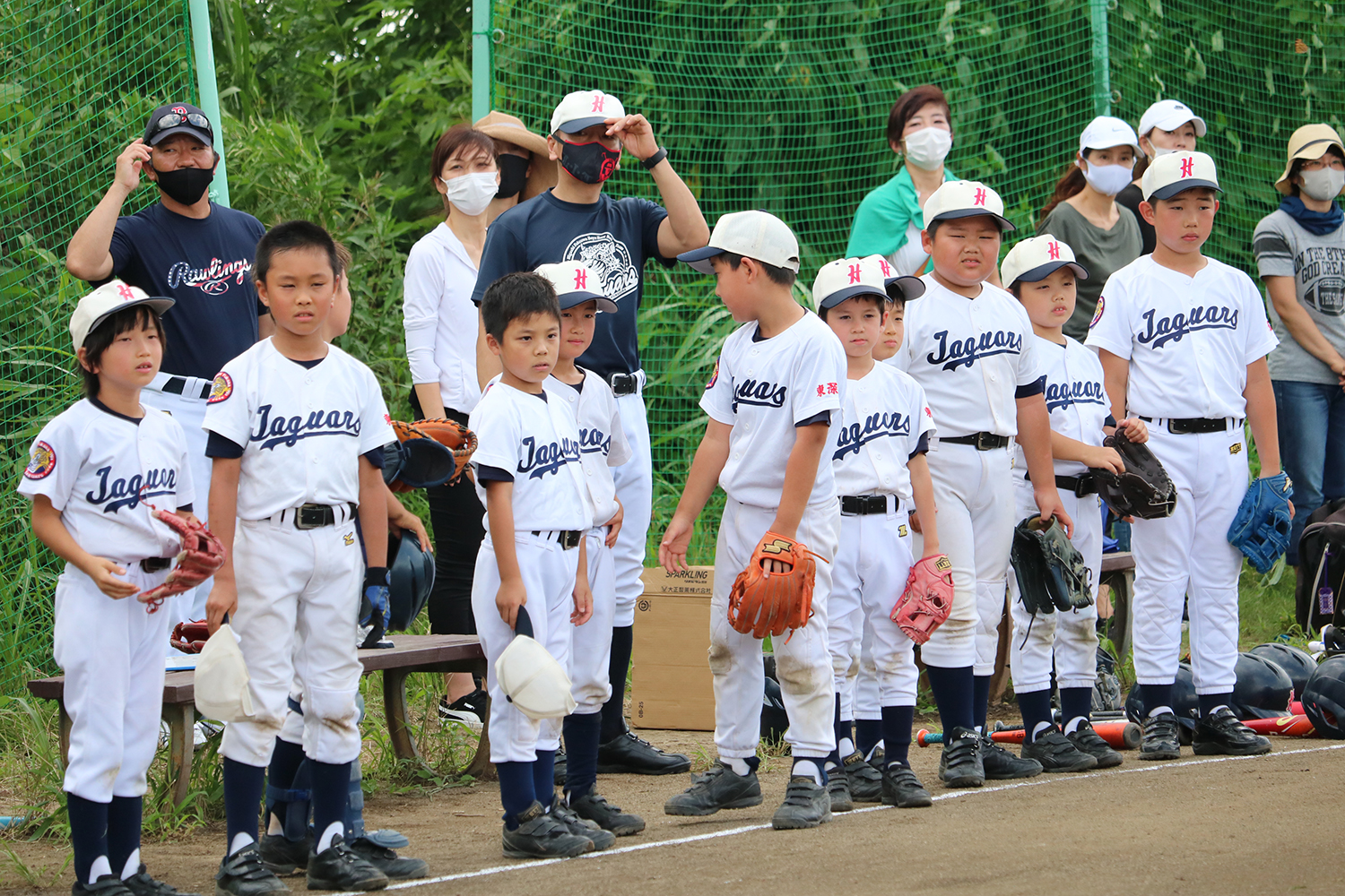 親睦リーグ試合でのひとこま