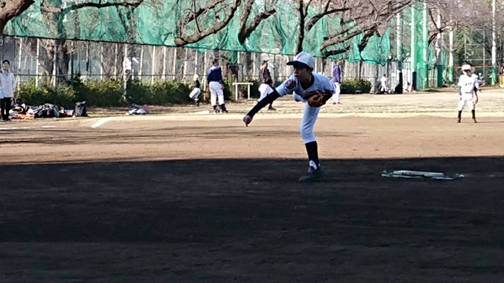 練習試合でのひとこま