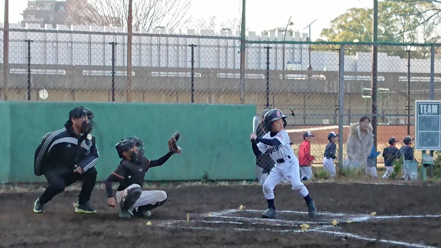 練習試合でのひとこま