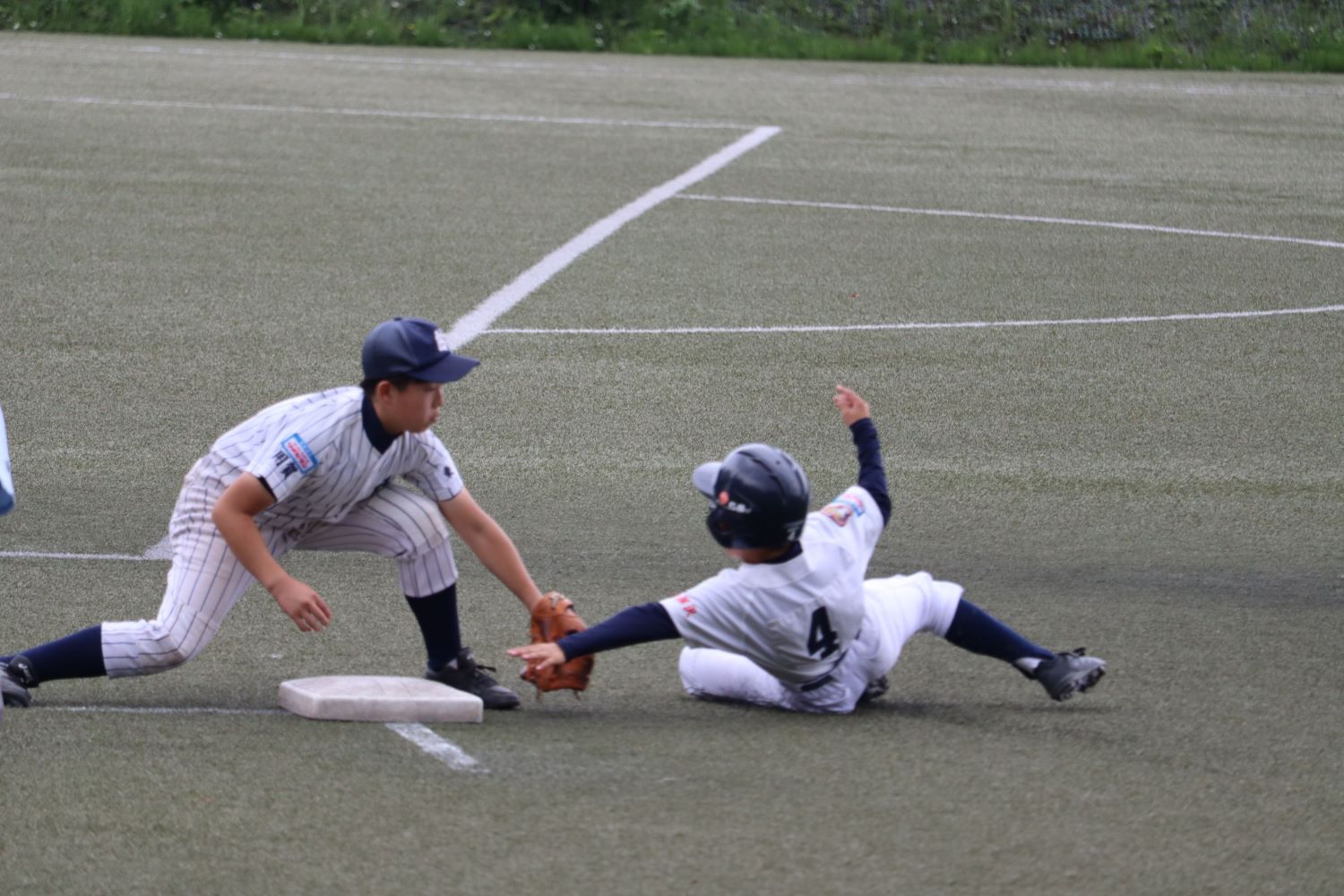 親睦リーグ戦のひとこま