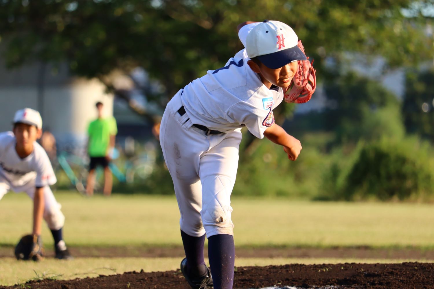 親睦リーグ戦のひとこま