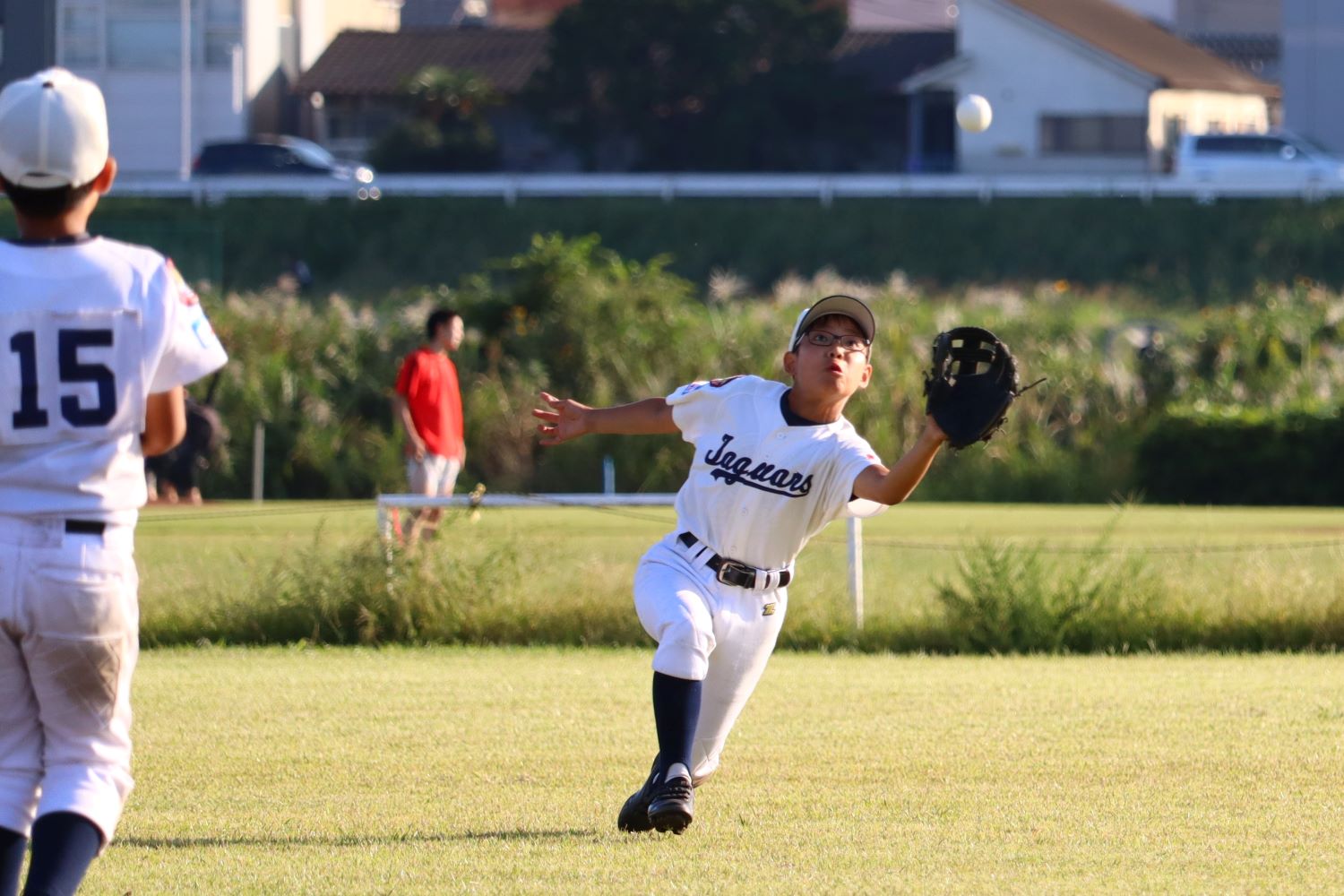 親睦リーグ戦のひとこま