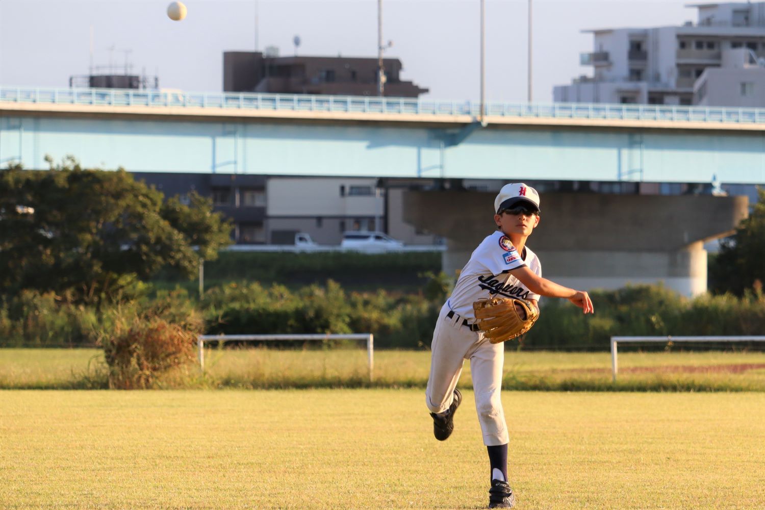 親睦リーグ戦のひとこま