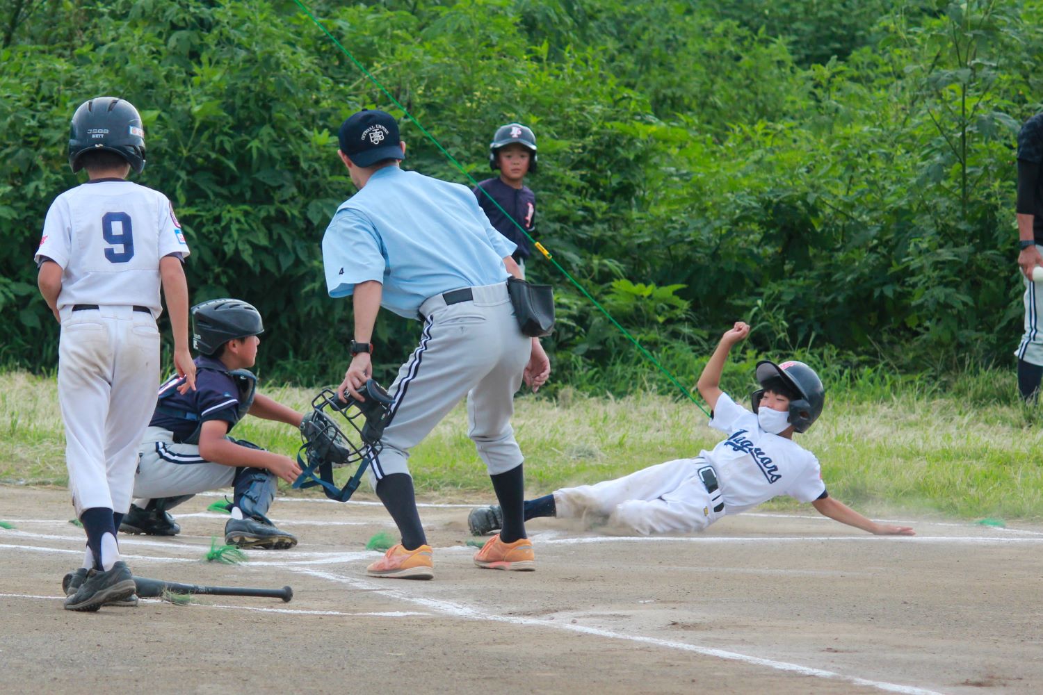 親睦リーグ戦のひとこま