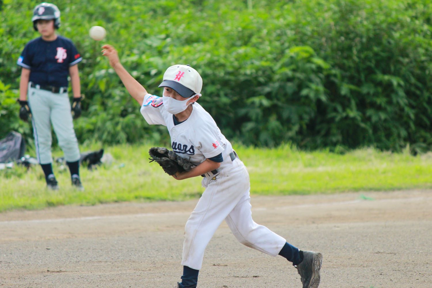 親睦リーグ戦のひとこま