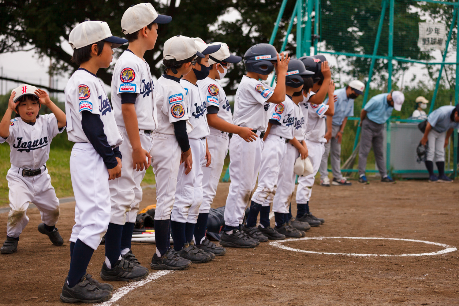 親睦リーグ戦のひとこま