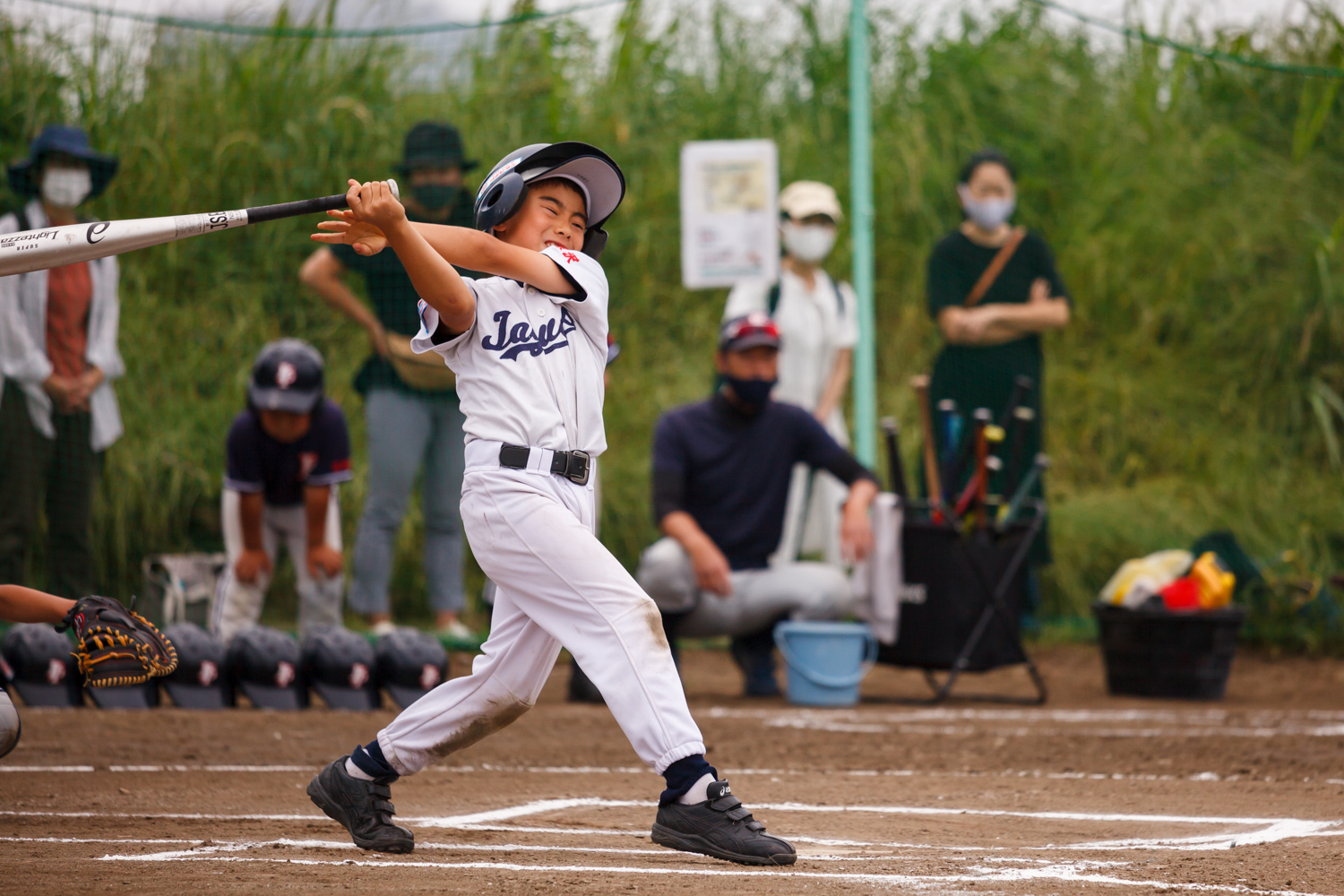 親睦リーグ戦のひとこま