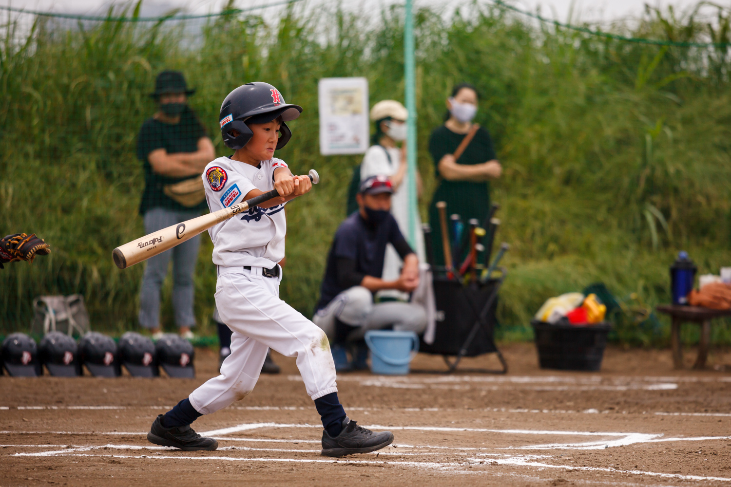 親睦リーグ戦のひとこま