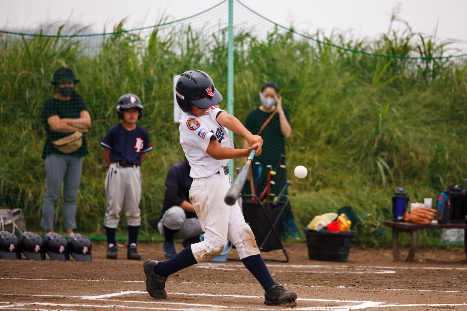 親睦リーグ戦のひとこま