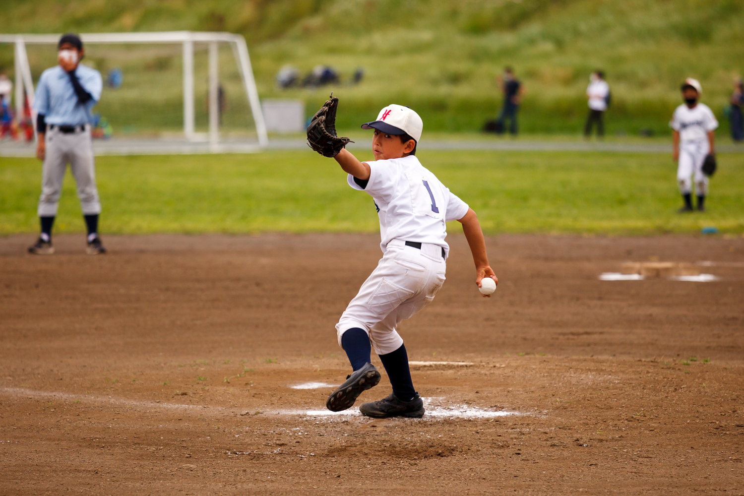 親睦リーグ戦のひとこま