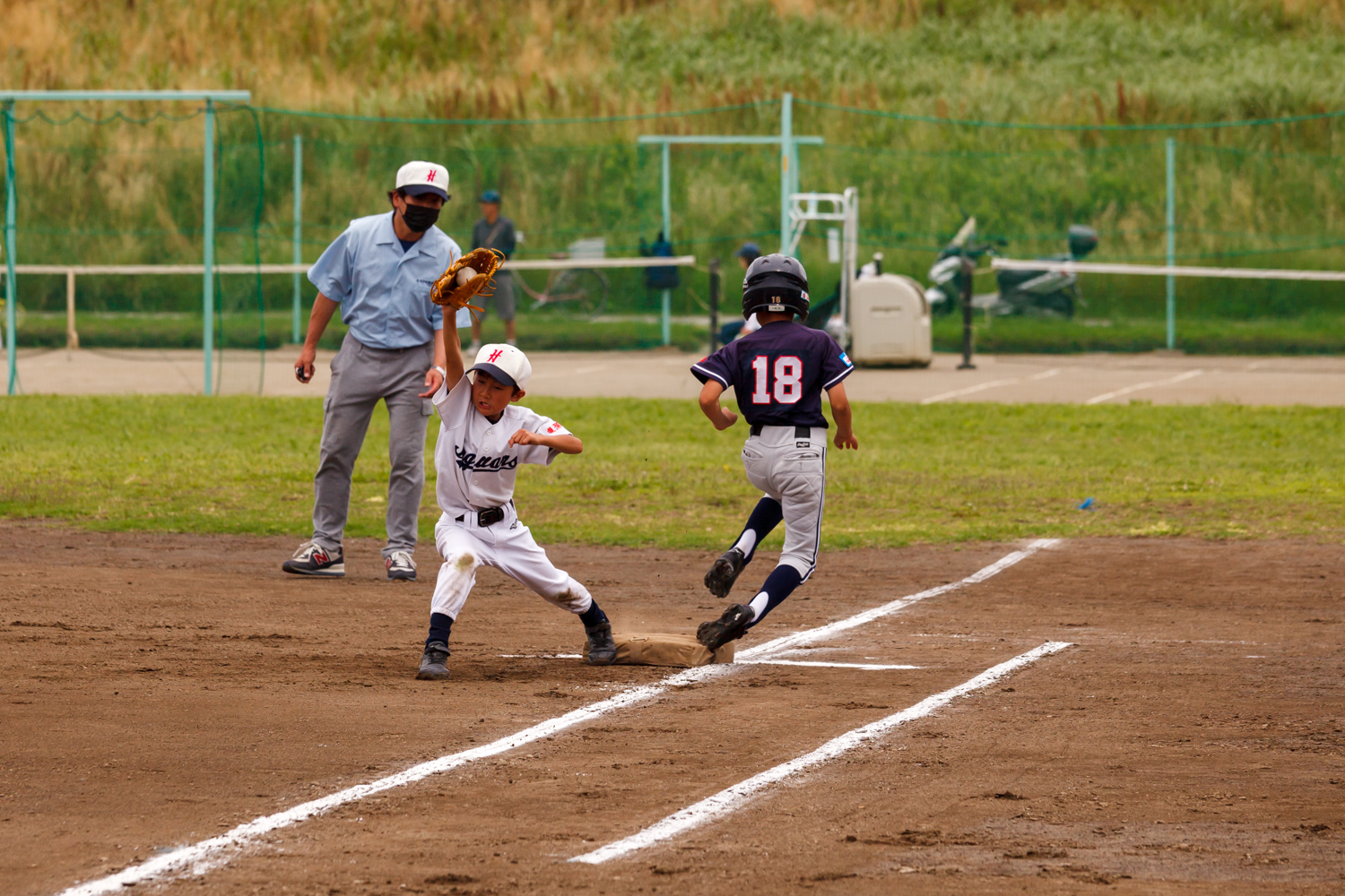 親睦リーグ戦のひとこま