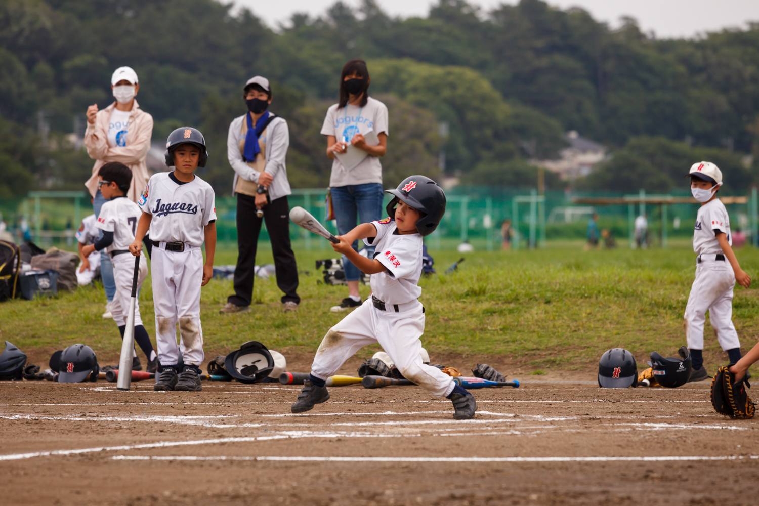 親睦リーグ戦のひとこま