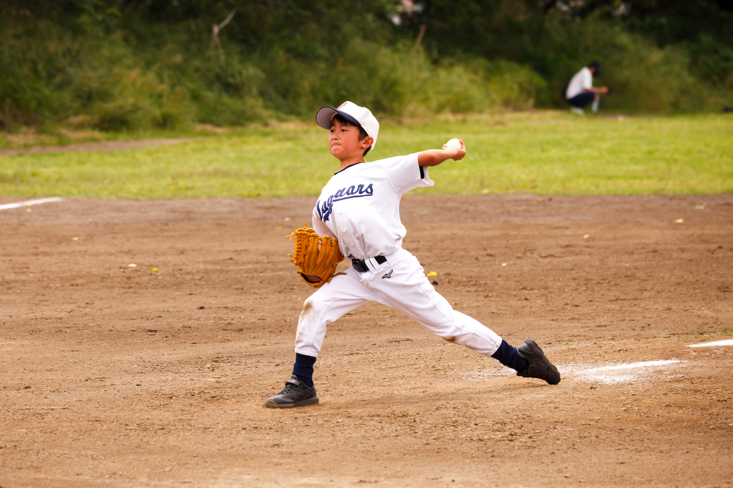 親睦リーグ戦のひとこま
