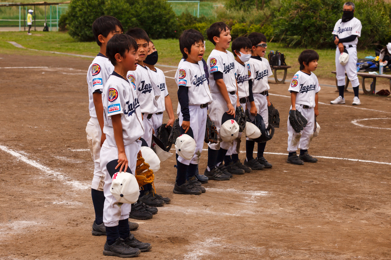 親睦リーグ戦のひとこま