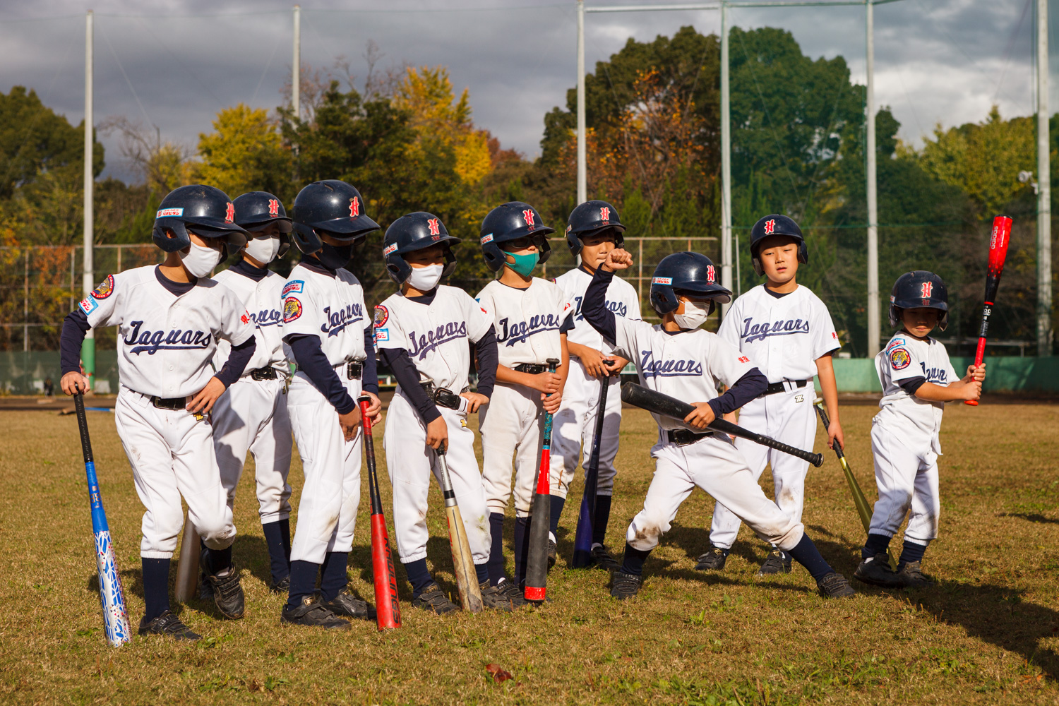 親睦リーグ戦のひとこま