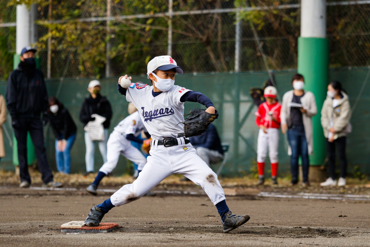 親睦リーグ戦のひとこま